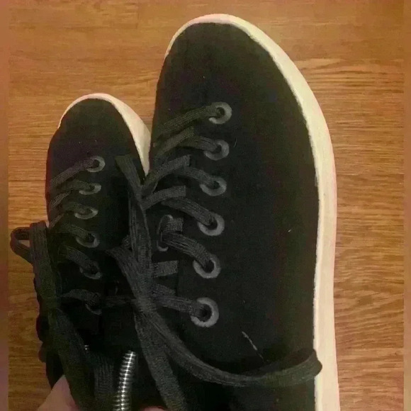 Allbirds Black Wool Pipers Everyday Sneaker, Mens Size 11, missing insole - Picture 5 of 11